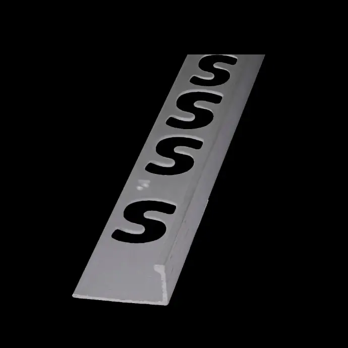 Substrat - Vierkante randlijsten alu 8mmx250cm (15653)