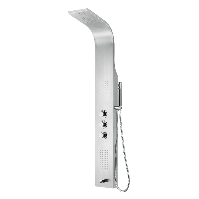 Aloni - Thermostatische douchepaneel chroom (ZLC-101)
