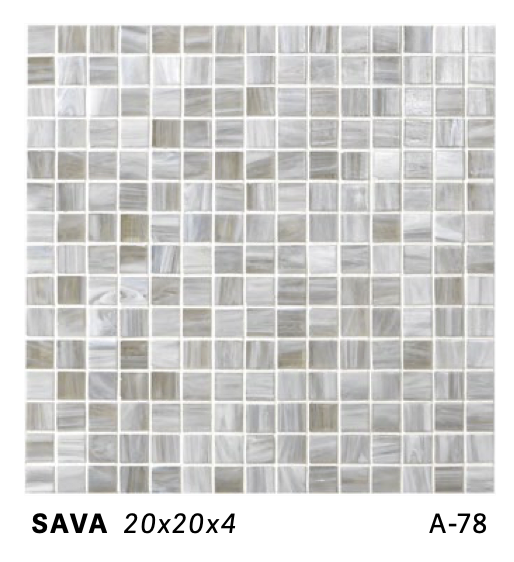 Aquacolor crystal - Sava 20x20x4mm