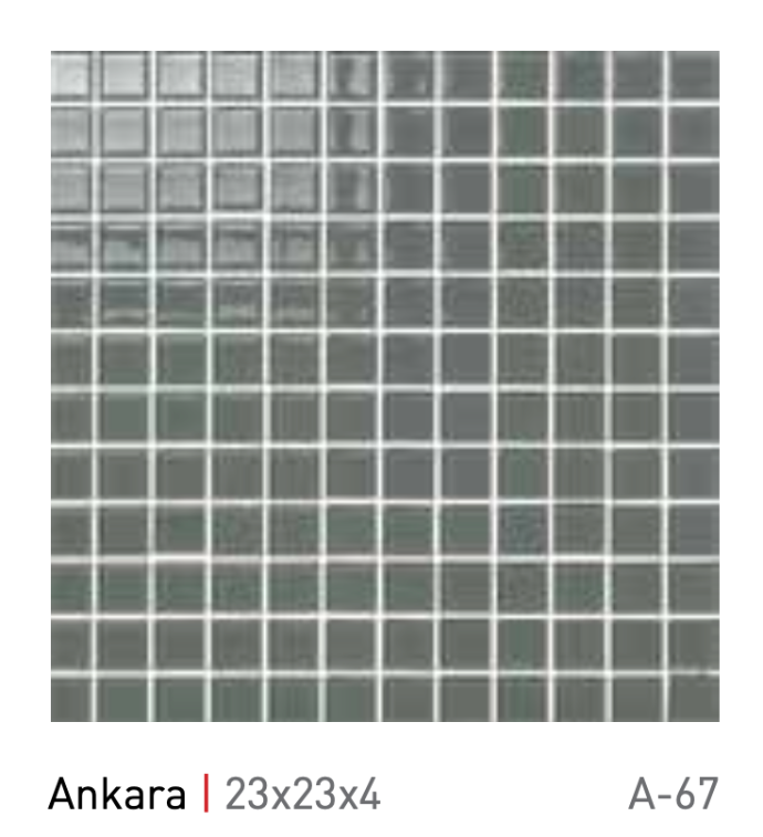 Aquacolor crystal - Ankara 20x20x4mm