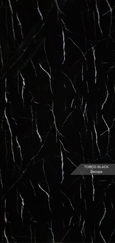 Decopa - Toros black 244x122cm (2,97m2/plaat)