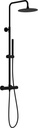 Schutte - Thermostatische regendouche AQUADUCT zwart (60074)