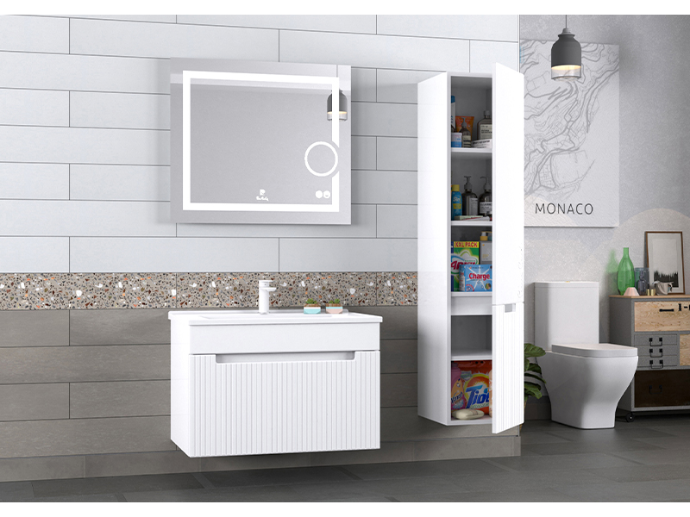 Pierre cardin - Badmeubel monaco 80cm (WHITE)