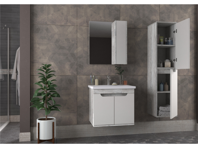 Biani - Badmeubel poyraz 65cm (KRISTAL)