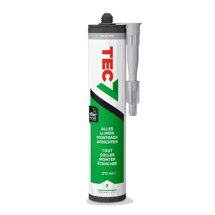Tec7 grijs (RAL 7004) - patroon 310ml