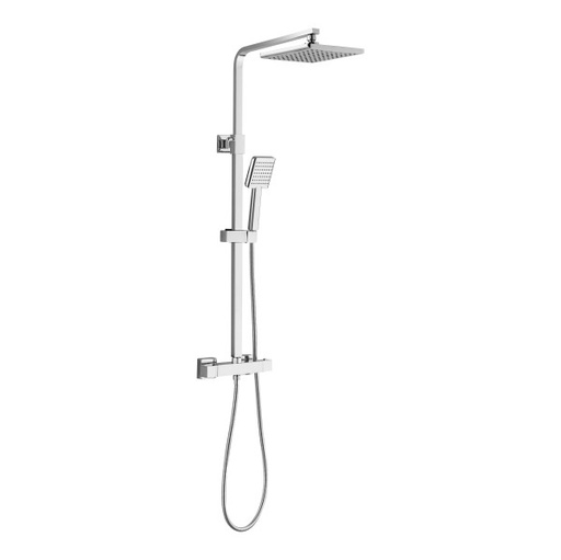 Aloni - Thermostatische regendouche optima quadro chroom (OPT2)