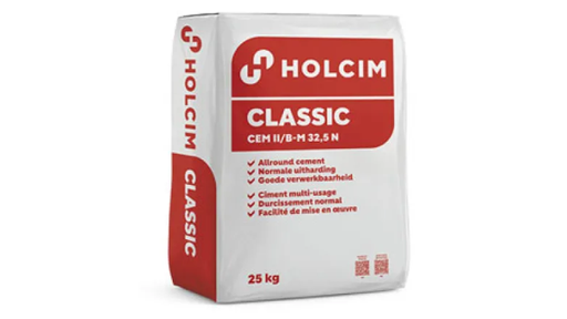 Holcim - Cement B/M 32,5m classic 25kg (64st/pallet)